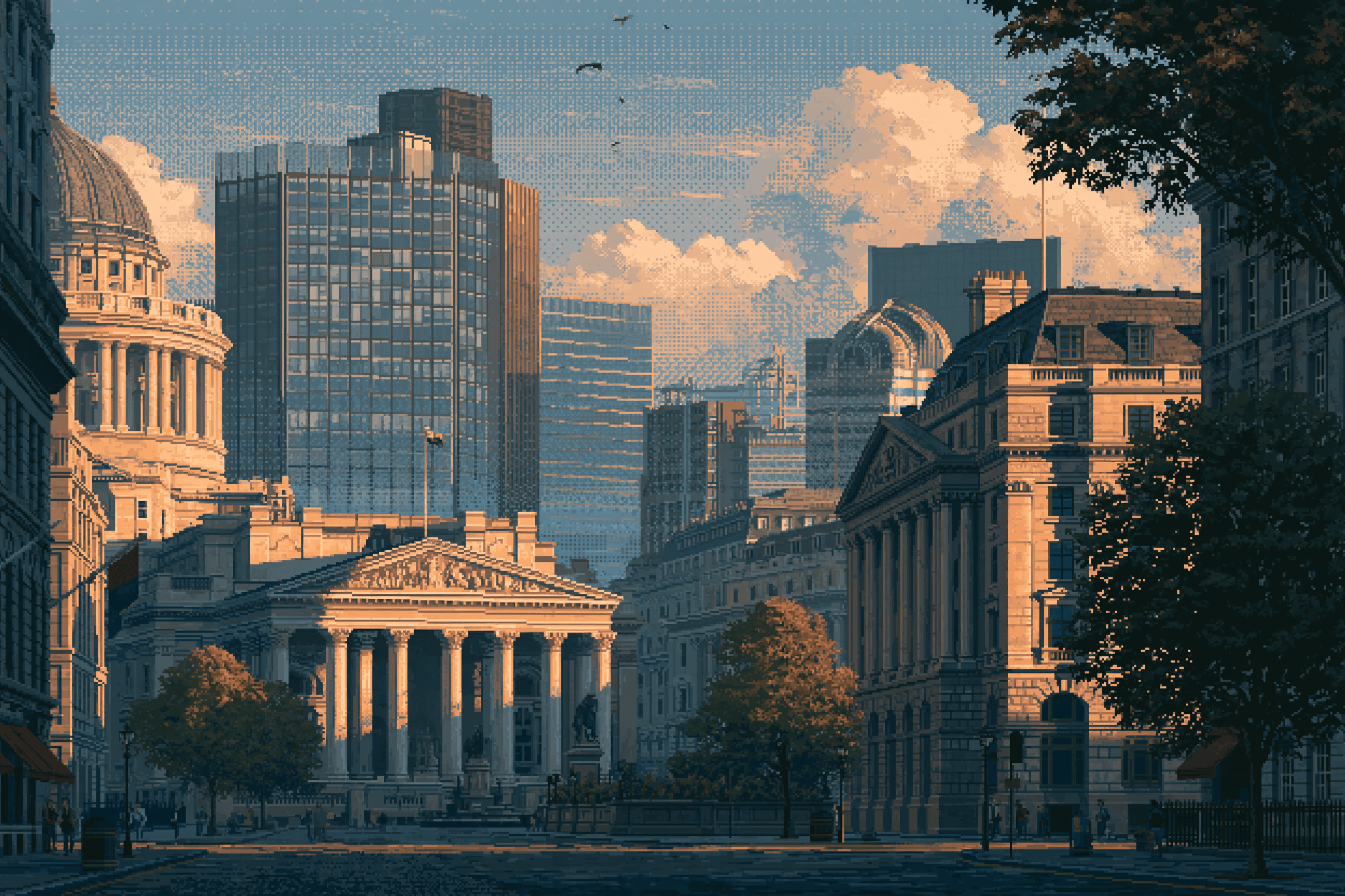 The Bank of England and the Royal Exchange